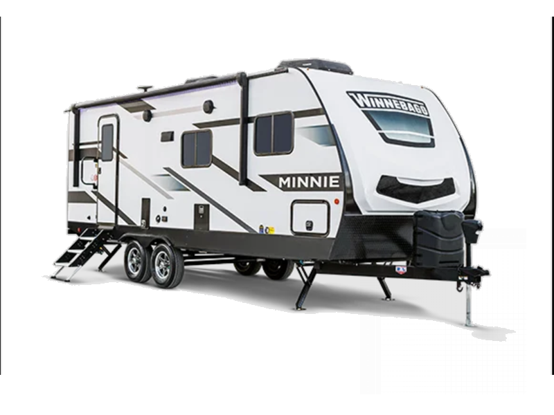 Winnebago Industries Towables Minnie Travel Trailer exterior stock image